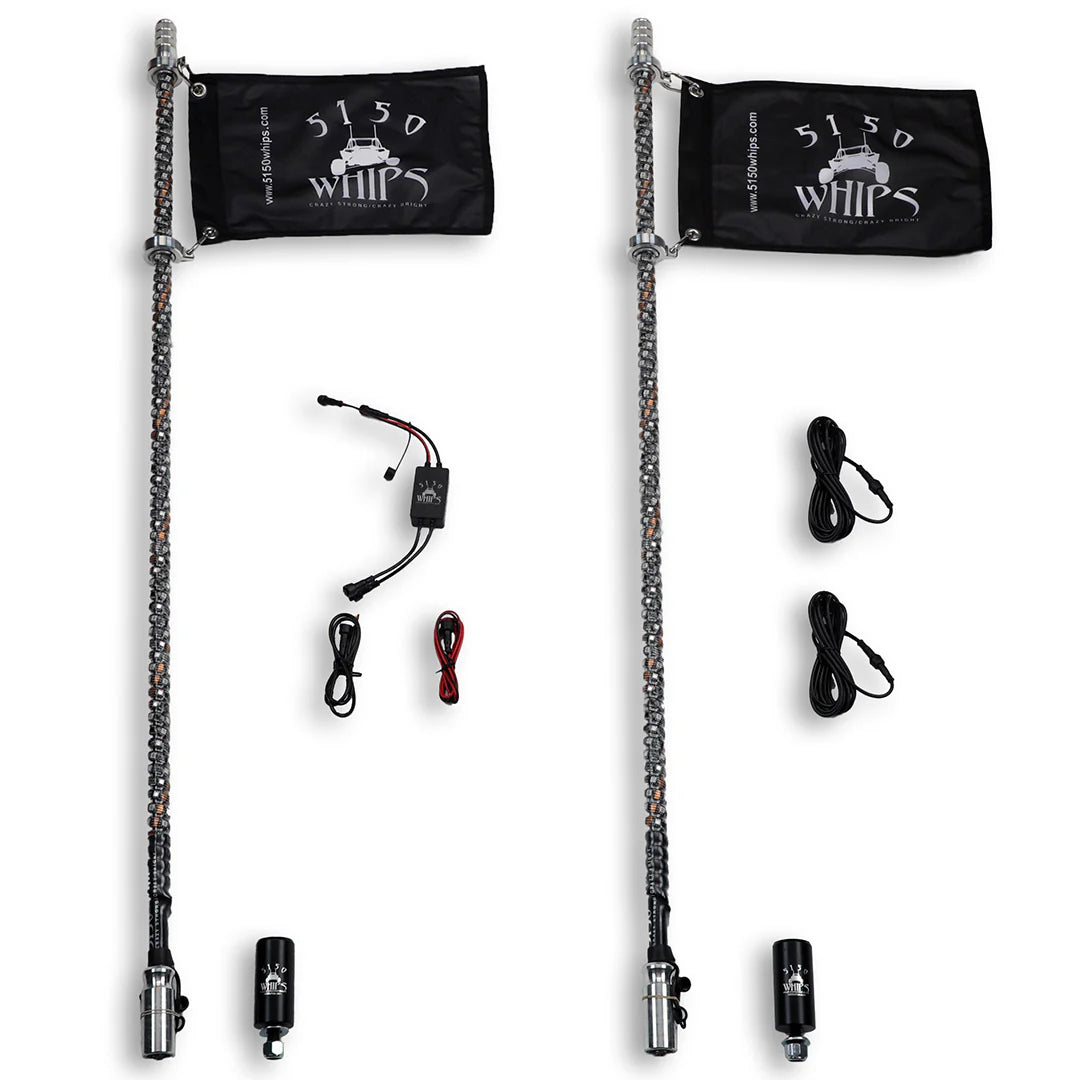 Platinum 2x 187 LED Whips (1 Pair) by 5150 – Pro UTV Parts