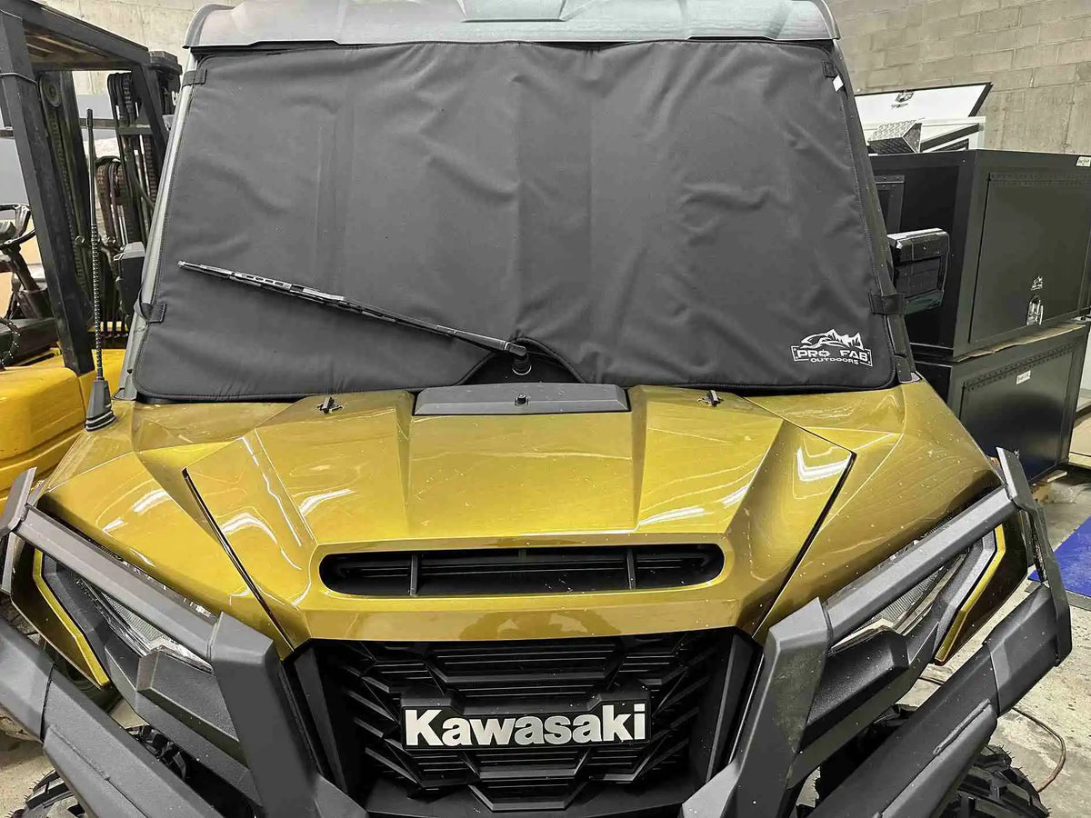 Padded Windshield Cover for Kawasaki Ridge by Pro Fab Outdoors