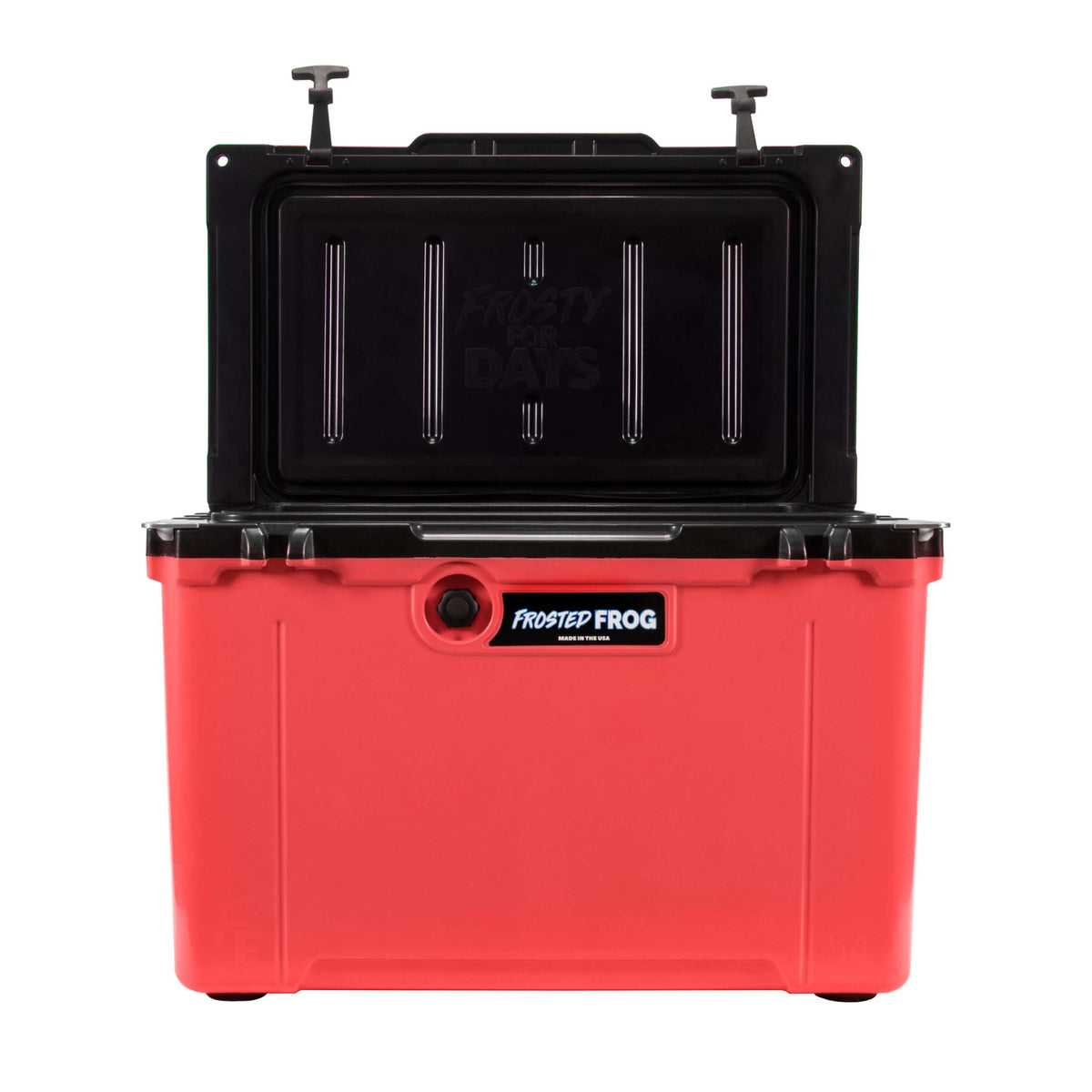 Frosted Frog USA MADE 54 QT Cooler Hyper-Light – Red and Black