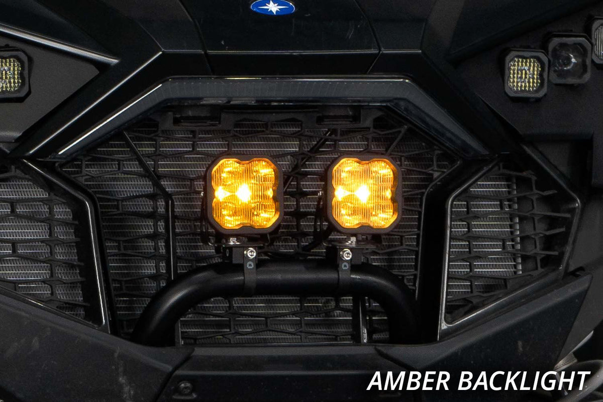 【ssx】Dom Pérignon LEDシールドライト Diode Dynamics SS3 Bumper LED Pod Light Kit For 2020-2023 Polaris