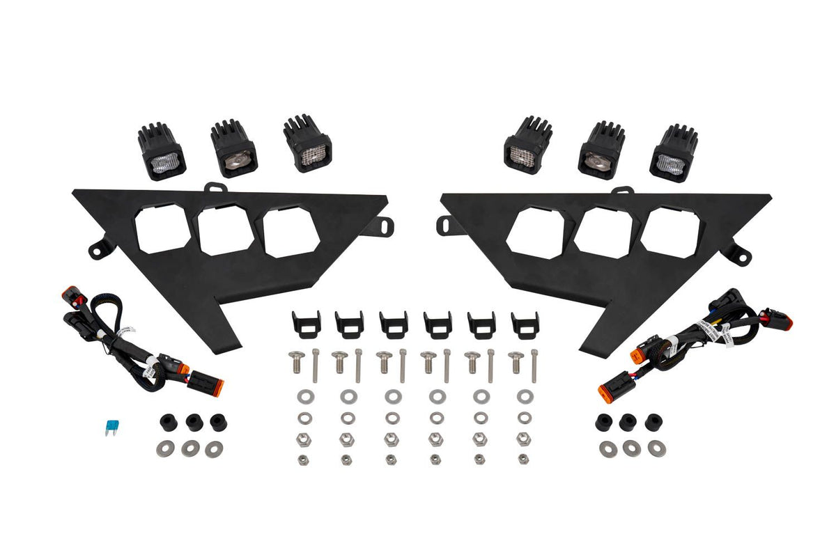 Diode Dynamics SSC1 LED Headlight Kit For 2020-2023 Polaris RZR