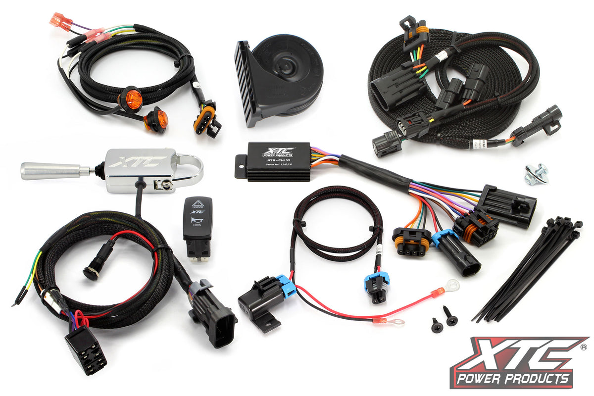 XTC Kawasaki KRX Self-Canceling Turn Signal System with Billet