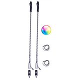 LED Whips with Bluetooth and MAGNETIC Bases by 5150 Whips