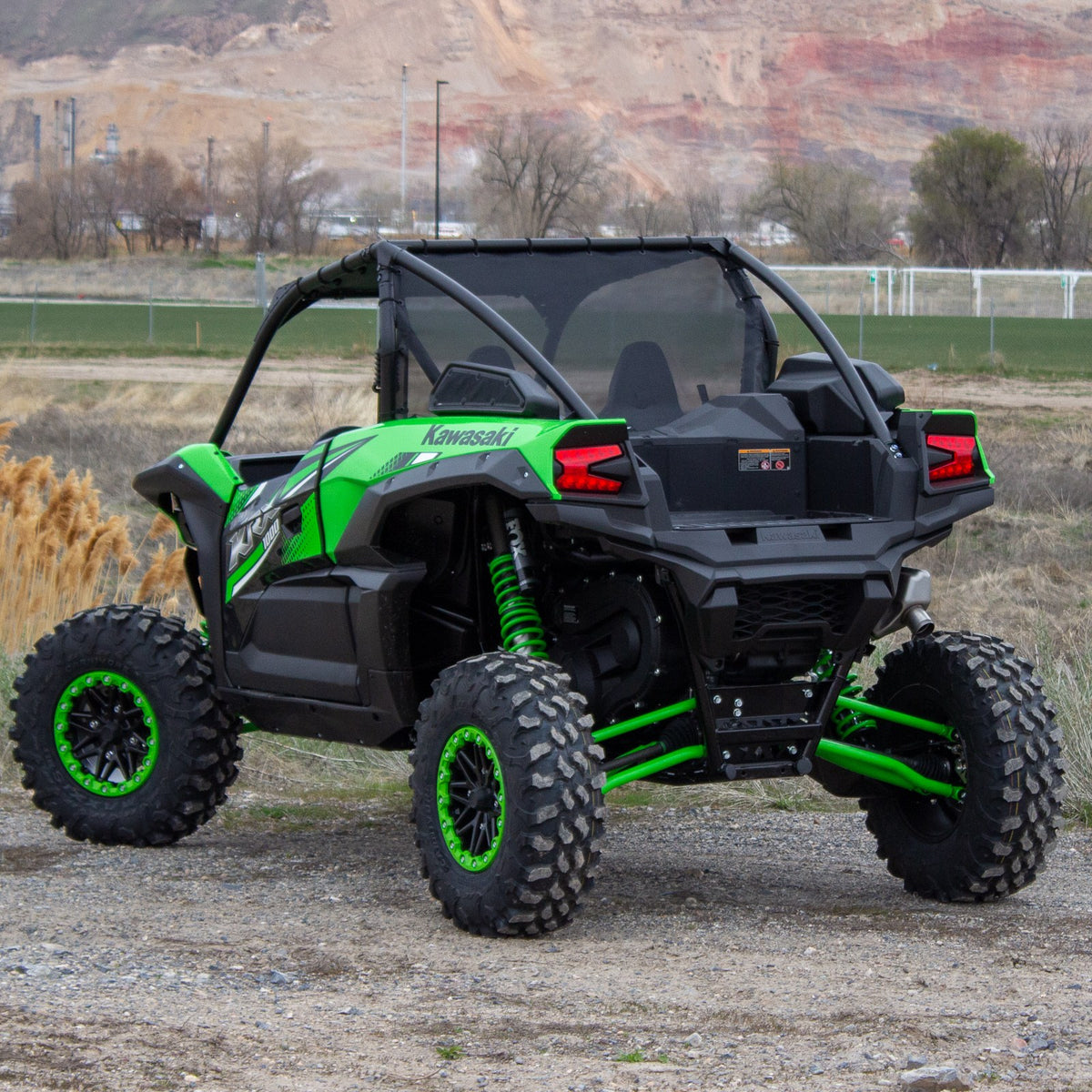 MotoRoof Rear Window – Kawasaki Teryx KRX 2020 – 2 Door – Black