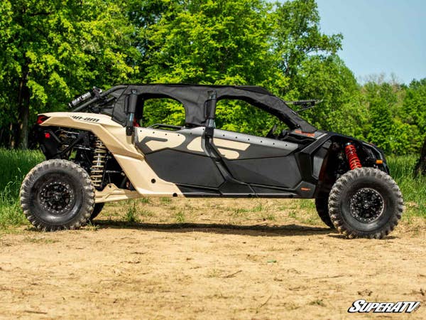 Can Am Maverick X3 Side Door Upper Cab Enclosure Doors Custom Made Black