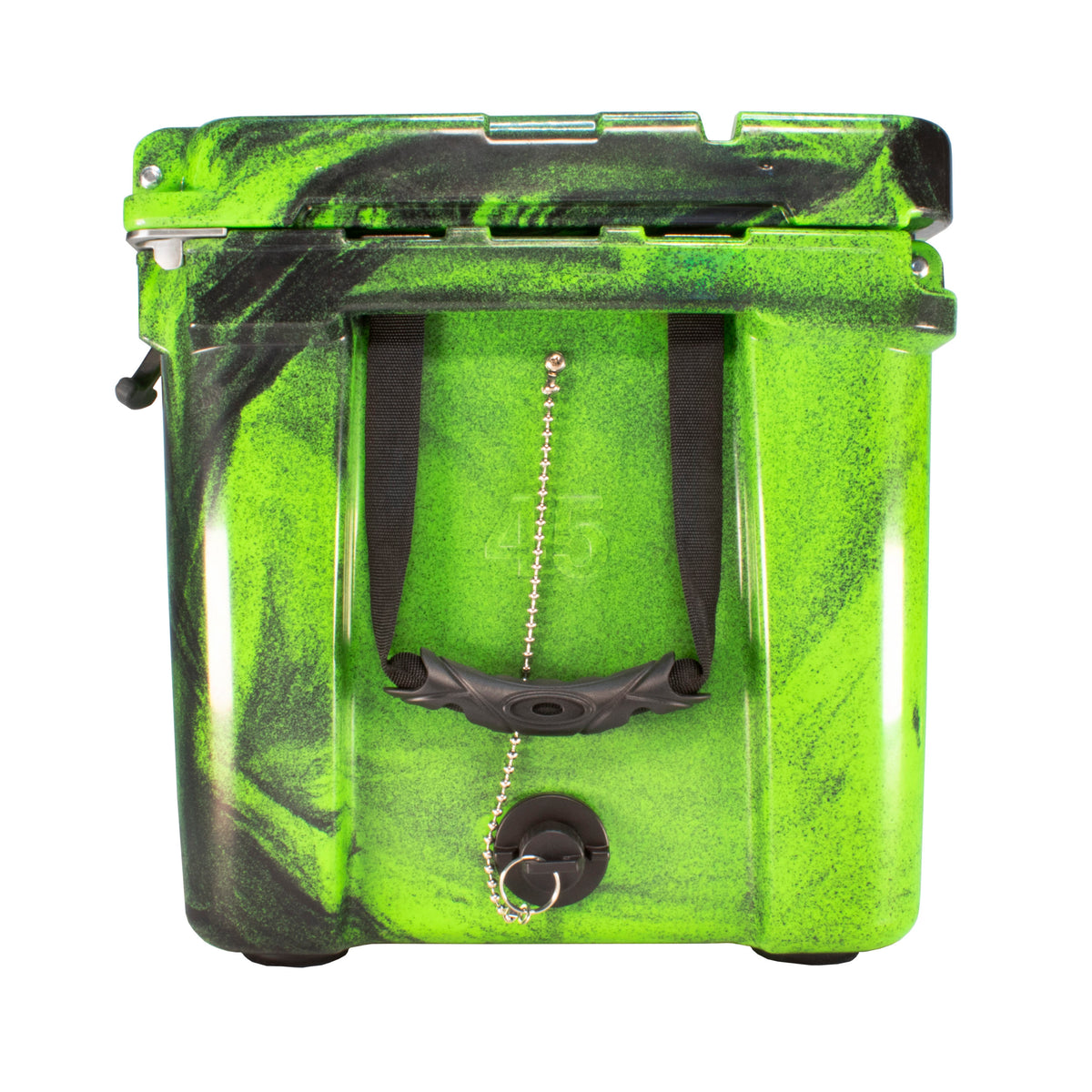 Frosted Frog 45QT Camo Cooler – Camo Original Green & Black, 45QT