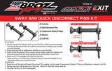 Polaris RZR XP 4 1000 Sway Bar Quick Disconnect Pull Pins (2017-2022) by Zbroz