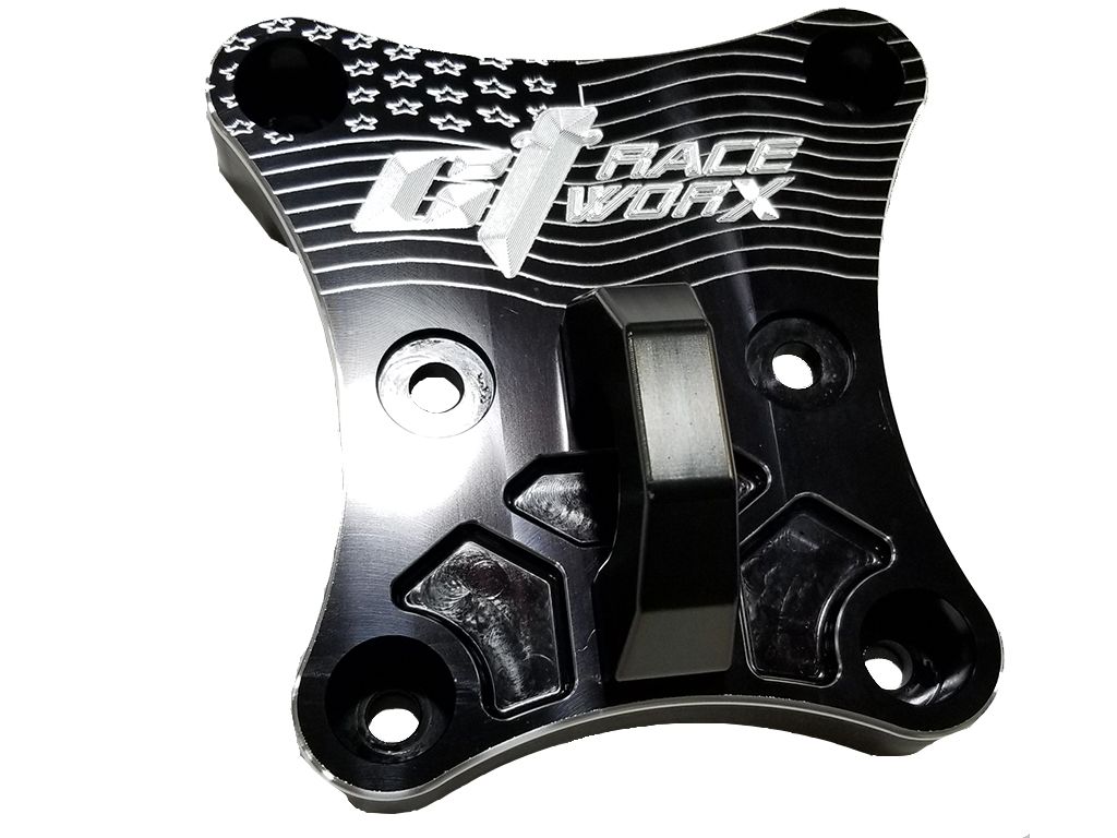 MAVERICK X3 BILLET PROOF RADIUS ROD PLATE WITH TOW RING by CT