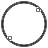 VCAP1 CAP RISER - GLOSS BLACK