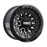 Alpha 6R Beadlock | Satin Black w/ Gloss Black Ring