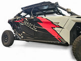 2020-2025 Polaris RZR Pro XP/ Pro R/ Turbo R (4 Seat) Volt Series Rock Guards by Elektric Designs Offroad