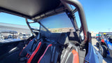 Moto Roof Mesh Rear Window – Polaris RZR PRO R  4 Seat– Black