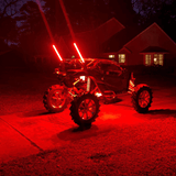 Infinite Offroad (UTV) - RGB+W Rock Light & Whip Bundle