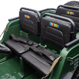 Military Willys 24V 3-Seater 4x4 Kids Ride-On Truck