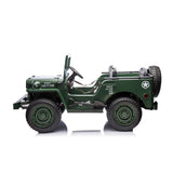 Military Willys 24V 3-Seater 4x4 Kids Ride-On Truck