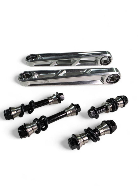 2024+ Can Am Maverick R Front Sway Bar Links Anodized (Clear) by Elektric Offroad Designs