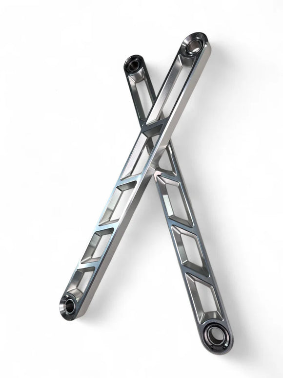 2024+ Can Am Maverick R Rear Sway Bar Links Anodized Clear by Elektric Offroad