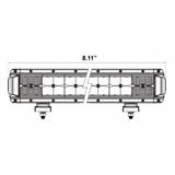 Dual Row High Output 8" light bar