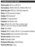 Warn VRX 4500 LBS Winch