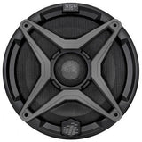 SSV Works speaker grille in gunmetal gray, front view