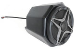 SSV Works kick panel speaker pod, angled view showing the deep housing and grille