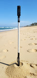 Marshin Whips 2ft Insta360 & GoPro Camera Whip | White-on-White LED | Game Changer Series