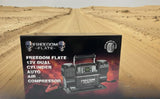Freedom Flate 12V Dual Cylinder Auto Air Compressor (Black)