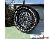 Alba Racing Fractal Crushers Billet Beadlock Wheels 15" 6x5.5 Can-Am Maverick R 2024 Price is for a set of 4