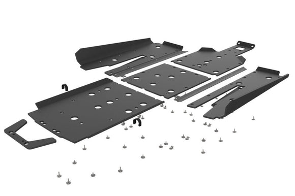 Seizmik UHMW Skid Plate Kit with Integrated Tree Kickers/Rock Sliders – Polaris RZR Pro XP 4