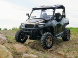 Polaris General TRR Vented Windshield-HC by Spike Powersports