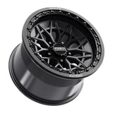 Alpha R Beadlock | Satin Black w/ Gloss Black Ring