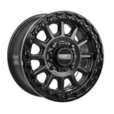 Rampage Beadlock | Satin Black w/ Gloss Black Ring