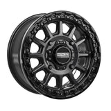 Rampage Beadlock | Satin Black w/ Gloss Black Ring