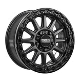 Rampage R Beadlock | Satin Black w/ Gloss Black Ring