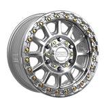 Rampage 6R Beadlock | Gloss Silver Machined
