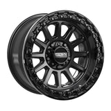 Rampage R Beadlock | Satin Black w/ Gloss Black Ring
