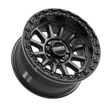 Rampage R Beadlock | Satin Black w/ Gloss Black Ring