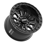 Rampage R Beadlock | Satin Black w/ Gloss Black Ring