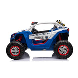 24V 4x4 Freddo Storm Police UTV 2-Seater for Kids with Lights & Sirens for Action-Packed Adventures