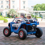 24V 4x4 Freddo Storm Police UTV 2-Seater for Kids with Lights & Sirens for Action-Packed Adventures