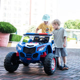 24V 4x4 Freddo Storm Police UTV 2-Seater for Kids with Lights & Sirens for Action-Packed Adventures