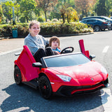 Officially Licensed Lamborghini Aventador 24V 2-Seater Ride-On
