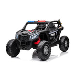 24V 4x4 Freddo Storm Police UTV 2-Seater for Kids with Lights & Sirens for Action-Packed Adventures