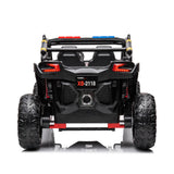 24V 4x4 Freddo Storm Police UTV 2-Seater for Kids with Lights & Sirens for Action-Packed Adventures