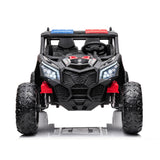 24V 4x4 Freddo Storm Police UTV 2-Seater for Kids with Lights & Sirens for Action-Packed Adventures