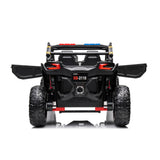 24V 4x4 Freddo Storm Police UTV 2-Seater for Kids with Lights & Sirens for Action-Packed Adventures