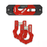 Color-Matched Recessed Winch Shackle & 3/4”  Aluminum D-Shackles