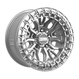 Mayhem R Beadlock | Gloss Silver Machined