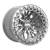 Mayhem R Beadlock | Gloss Silver Machined