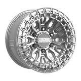 Mayhem 6R Beadlock | Gloss Silver Machined